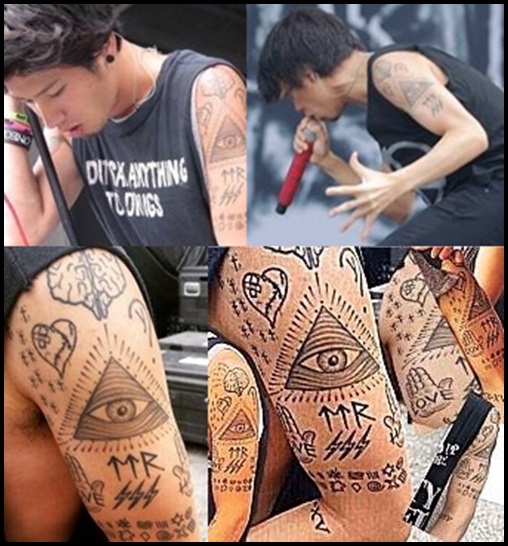 ONE OK ROCK Takaのタトゥー画像まとめ！意味に込められた想いが…左腕　ピラミッド