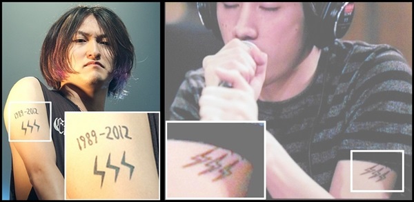 ONE OK ROCK RYOTAの刺青増えすぎ！ タトゥーの意味と画像まとめ！taka　比較